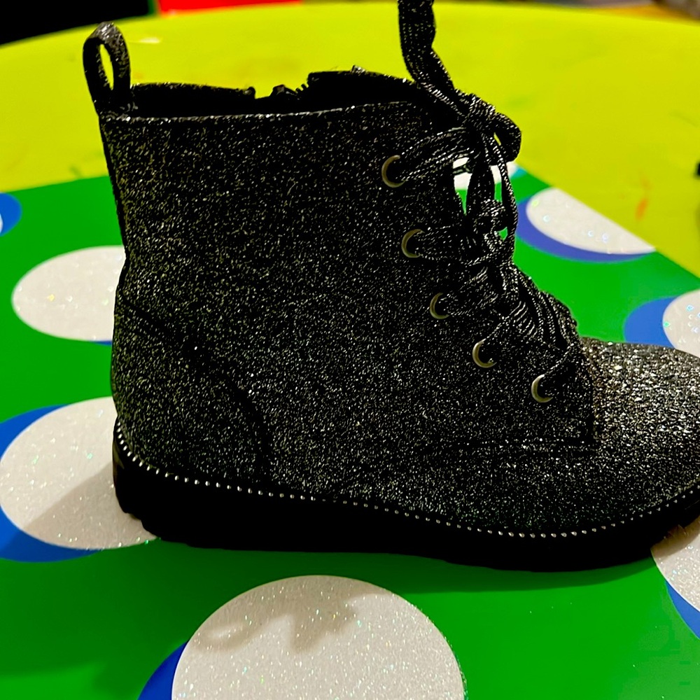 Silver sparkly boots
